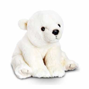 Keel toys pluche ijsbeer knuffel zittend 45 cm