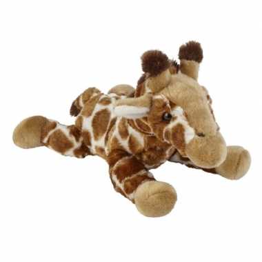 Pluche gevlekte giraffe knuffel 25 cm speelgoed