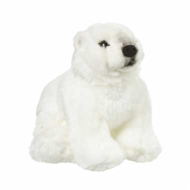 Pluche knuffel ijsbeer 18 cm