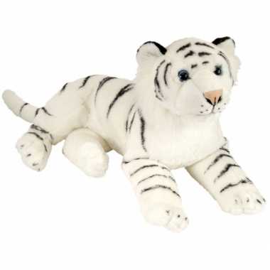 Pluche knuffel witte tijger 30 cm