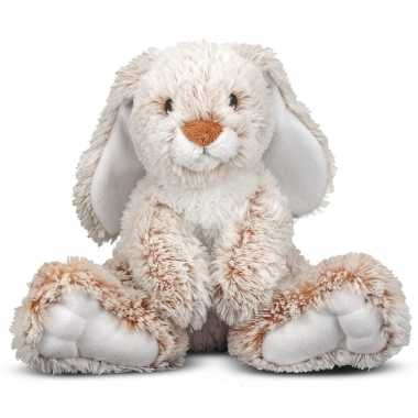 Pluche konijn/haas knuffel 25 cm speelgoed