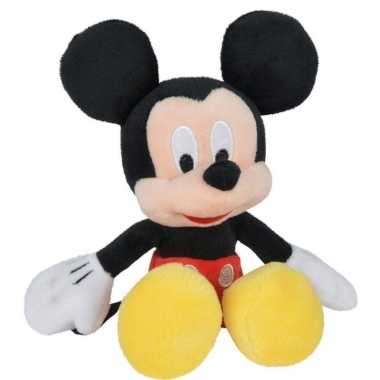 Pluche mickey mouse knuffel 20 cm