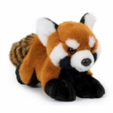 Pluche rode panda/beren knuffel 20 cm speelgoed