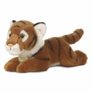 Pluche tijger knuffel 20 cm