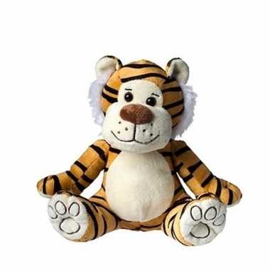 Pluche tijger knuffel 23 cm
