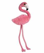 Grote roze pluche flamingo knuffel 100 cm