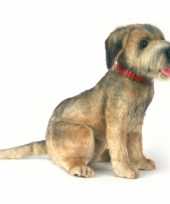 Hansa pluche border terrier hond knuffel 44 cm