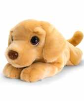 Keel toys grote pluche bruine labrador honden knuffel 47 cm