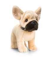 Keel toys pluche franse bulldog hond knuffel 40 cm