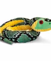 Keel toys pluche ratelslangen knuffel van 100 cm