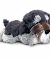 Keel toys pluche schnauzer hond knuffel 30 cm