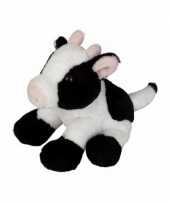 Knuffel koe zittend 15 cm knuffel