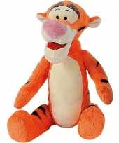 Oranje disney teigetje tijger knuffel 19 cm speelgoed