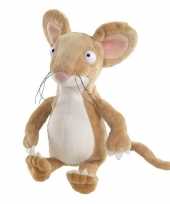 Pluche bruine muis muizen knuffel 23 cm speelgoed