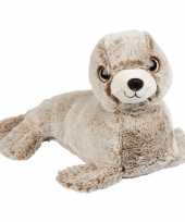 Pluche bruine zeehond knuffel 36 cm speelgoed
