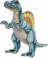 Pluche gekleurde spinosaurus dinosaurus knuffel 40 cm speelgoed