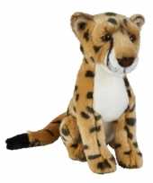 Pluche gevlekte cheetah knuffel 28 cm speelgoed