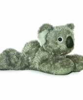 Pluche grijze koala knuffel 20 cm speelgoed
