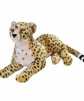 Pluche grote cheetah knuffel 76 cm