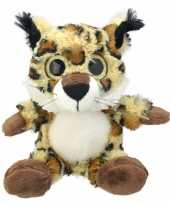 Pluche lynx knuffel 21 cm