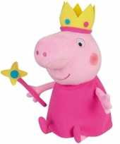Pluche peppa pig big prinses knuffel 24 cm speelgoed