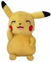 Pluche pikachu knipoog knuffel 30 cm speelgoed