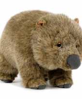 Pluche wombat buideldier knuffel 25 cm speelgoed