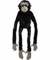 Pluche zwarte gorilla aap apen knuffel 100 cm speelgoed